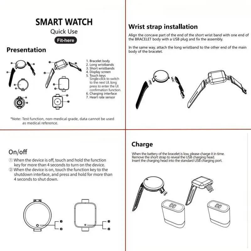 Smart Watch 116 Alarm Clock Weather - Lux Waches Max
