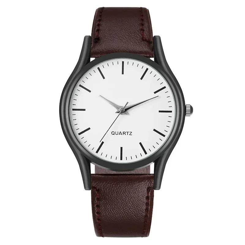 Watches for Men Reloj Hombre Fashion Retro Business Hand Watch Leather Watches Quartz - Lux Waches Max