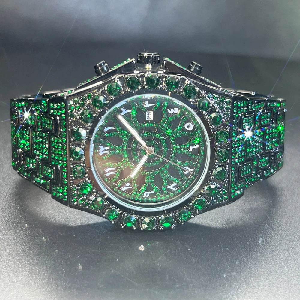 2025 New Diamond Hip Hop Watch - Lux Waches Max