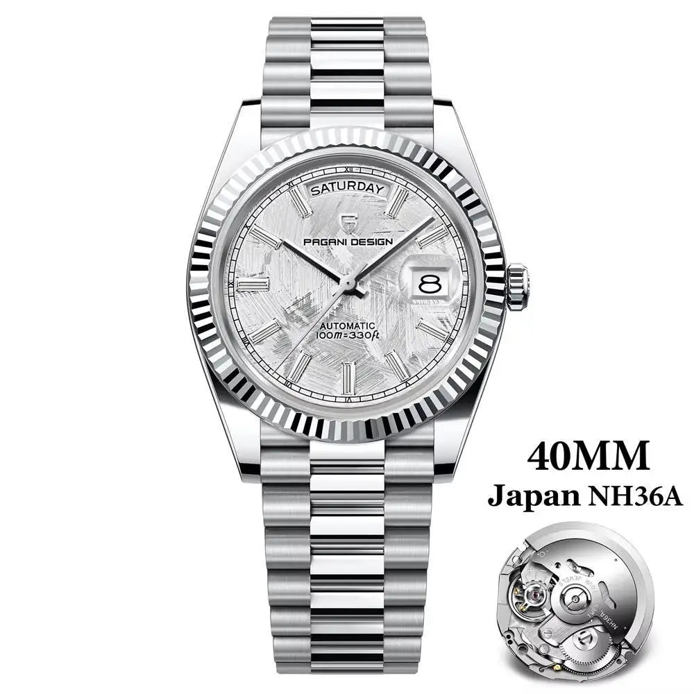2025 New PAGANI DESIGN DD40 Men's Watches Brand Automatic Mechanical Watch For Men AR Sapphire Glass Waterproof Wrist watch Men