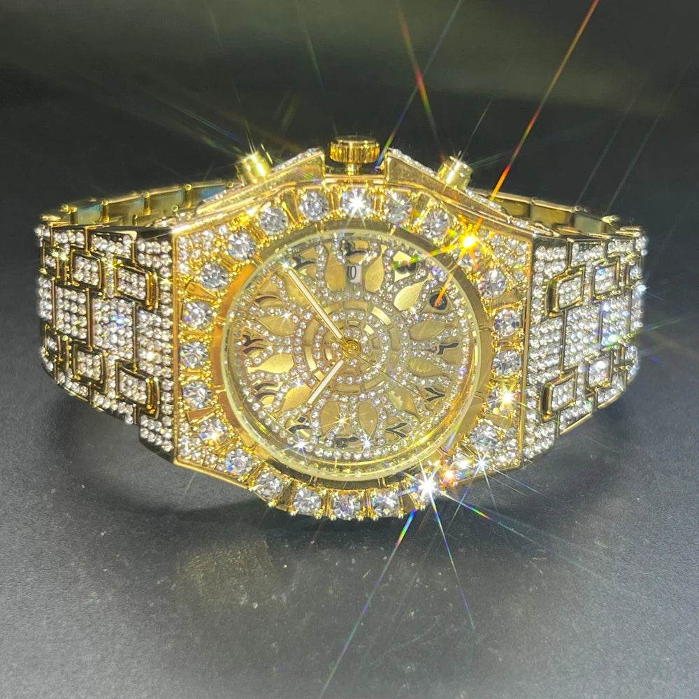 2025 New Diamond Hip Hop Watch - Lux Waches Max
