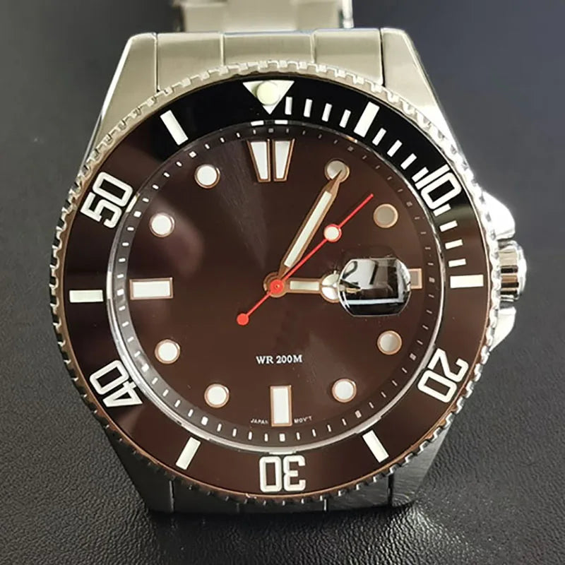 watch parts  swordfish men's diving watch MDV106-1A/MDV-107-1A1/1A2 substitute ceramic  bezel insert