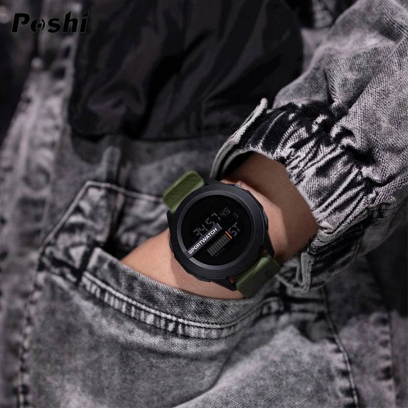 POSHI Sport Watch for Man Luxury Digital Wristwatch - Lux Waches Max