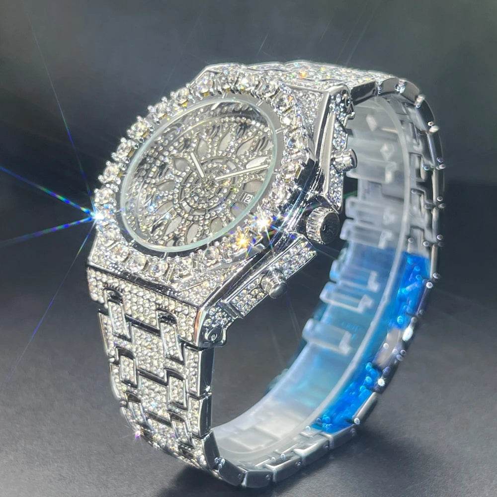 2025 New Diamond Hip Hop Watch - Lux Waches Max