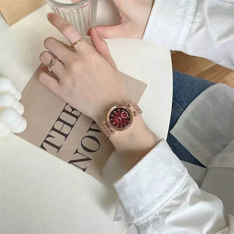 2025 New Brand Women Watches Fashion Steel Ladies Quartz Watch - Lux Waches Max