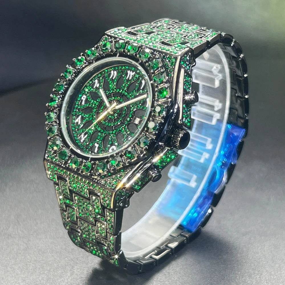 2025 New Diamond Hip Hop Watch - Lux Waches Max