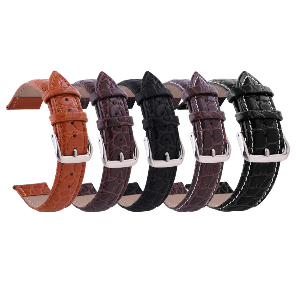 Universal Replace Genuine Leather Watch Strap Watchband For Men Women 12 13 14 15 16mm 17 18mm 19 20mm 21 22mm 24mm Watch Band
