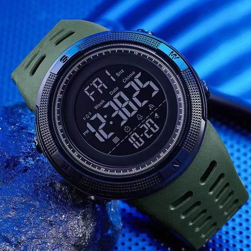 YIKAZE Y01 Military Men Sports Wristwatch Multifunction Men's - Lux Waches Max