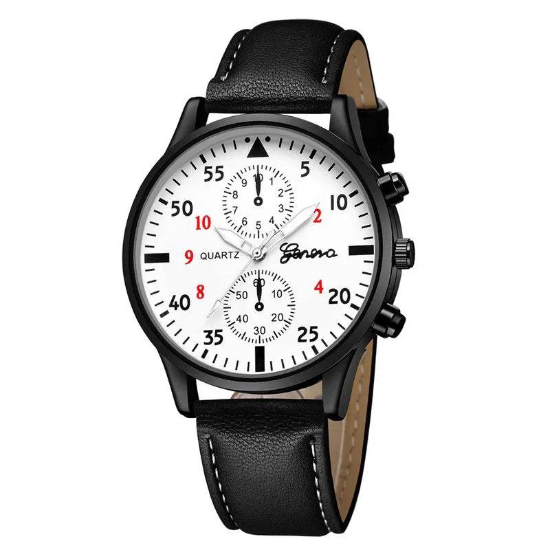 Watches for Men Reloj Hombre Fashion Retro Business Hand Watch Leather Watches Quartz - Lux Waches Max