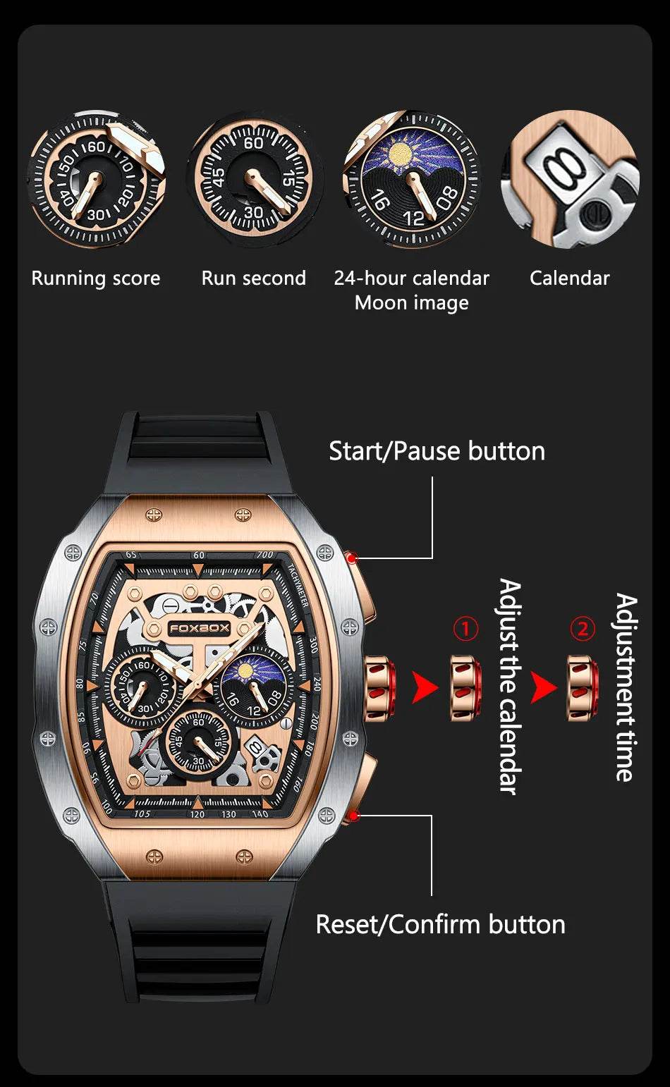 2024 New Sports Watch Top Brand Luxury Mens Watches Business - Lux Waches Max