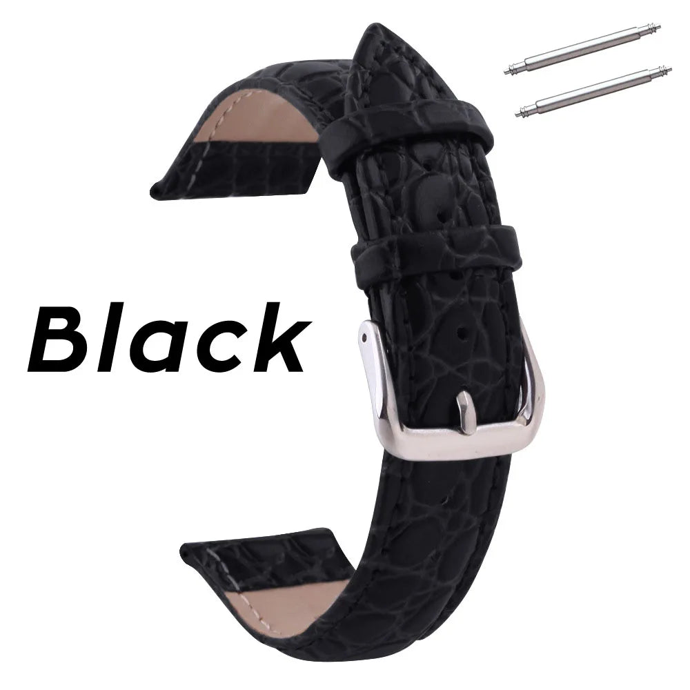 Universal Replace Genuine Leather Watch Strap Watchband For Men Women 12 13 14 15 16mm 17 18mm 19 20mm 21 22mm 24mm Watch Band